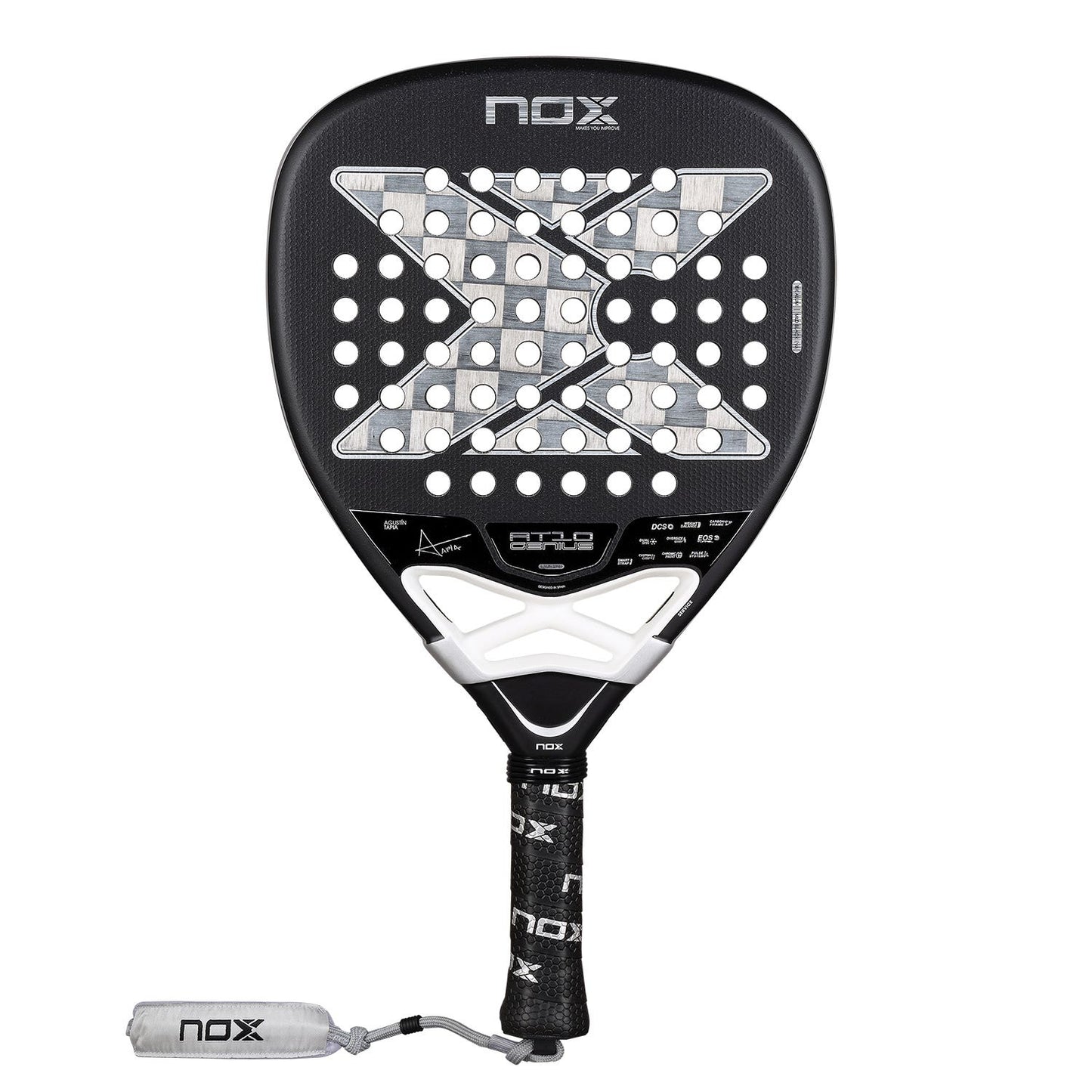 NOX AT10 GENIUS ATTACK 18K ALUM BY AGUSTIN TAPIA 2026 Padel Racquet