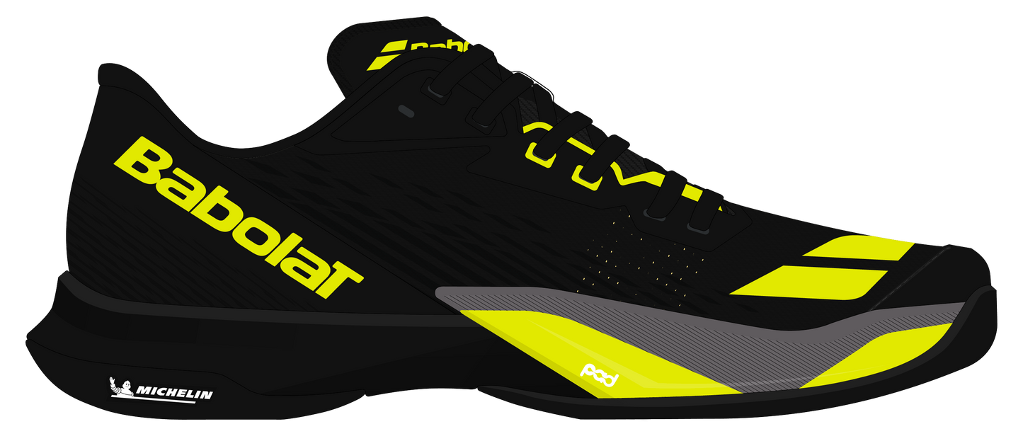 BABOLAT JET MACH 4 ALL COURT MEN'S TENNIS SHOE