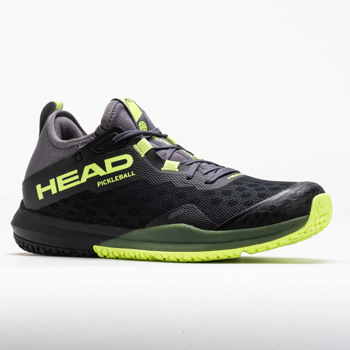 Head Motion Pro Men's Pickleball Shoes - Black/Lime