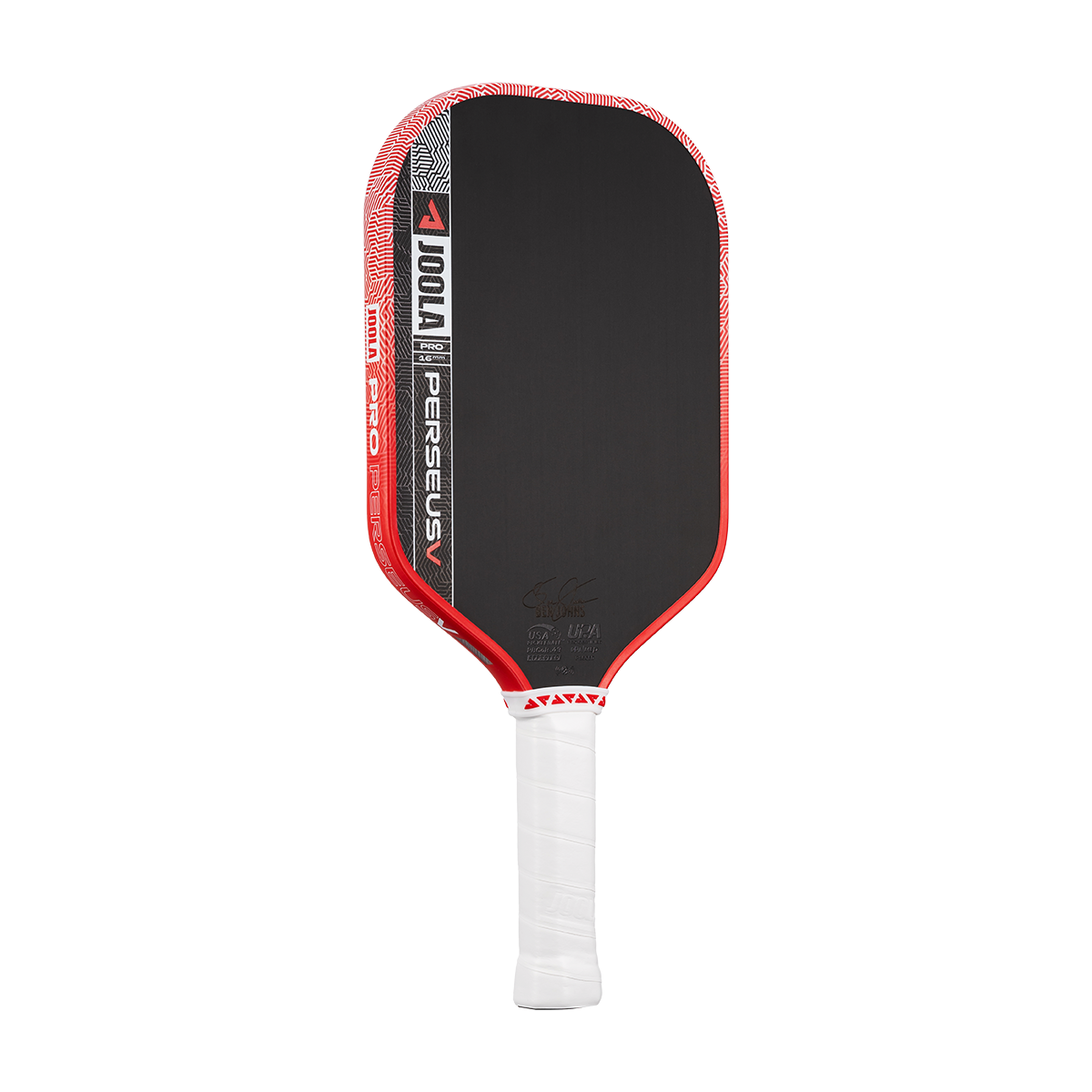 JOOLA Perseus Pro V Ben Johns Blaze Red 16mm Pickleball Paddle