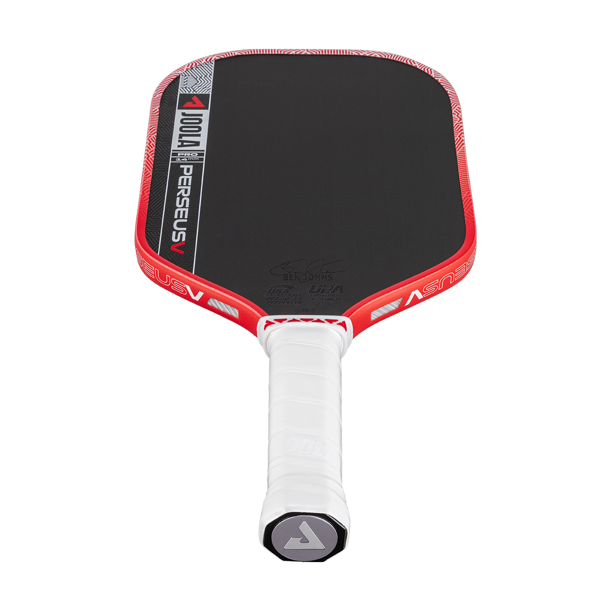 JOOLA Perseus Pro V Ben Johns Blaze Red 14mm Pickleball Paddle