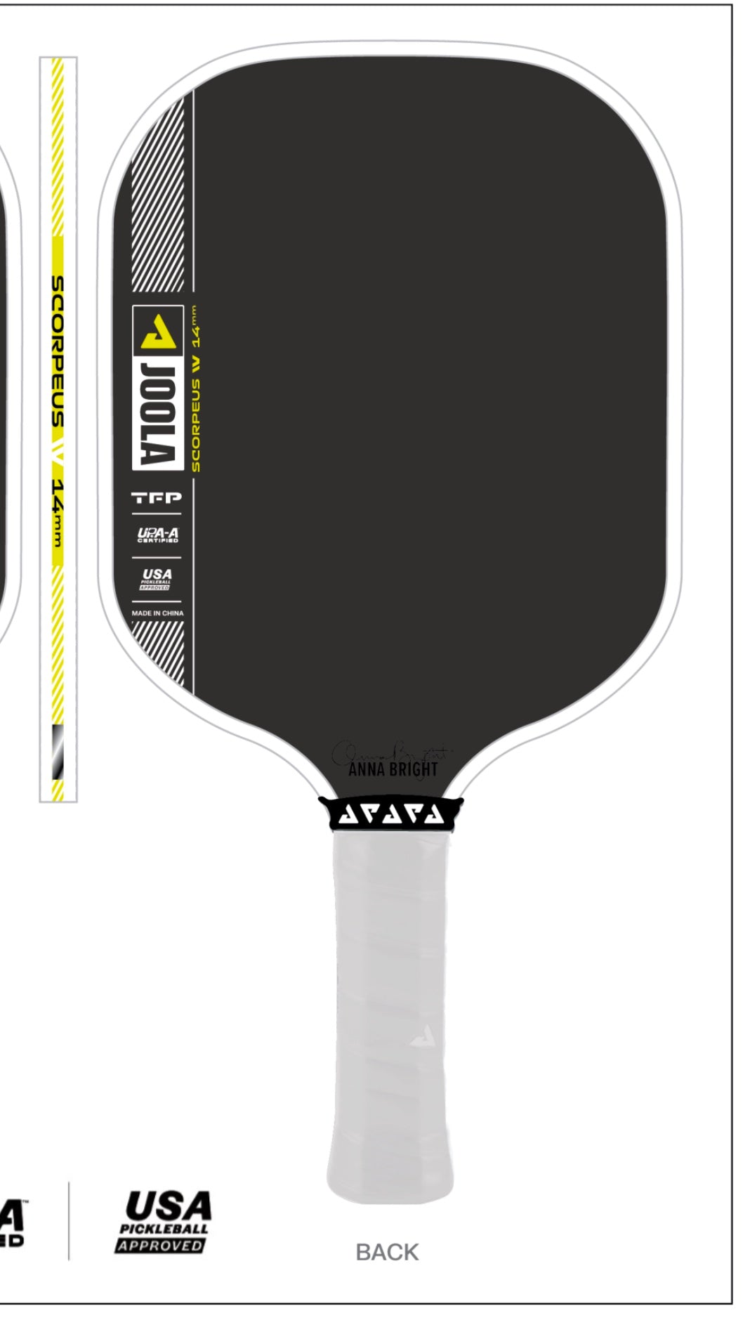 Collin Johns Scorpeus Pro IV Duel 16mm Pickleball Paddle