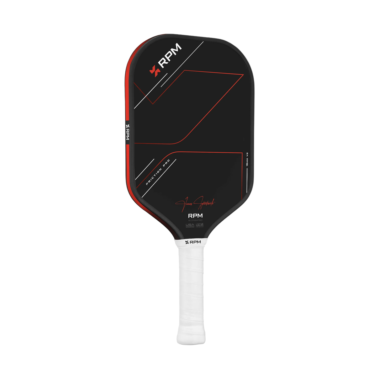 RPM FRICTION PRO 16MM ELONGATED V2 Pickleball Paddle