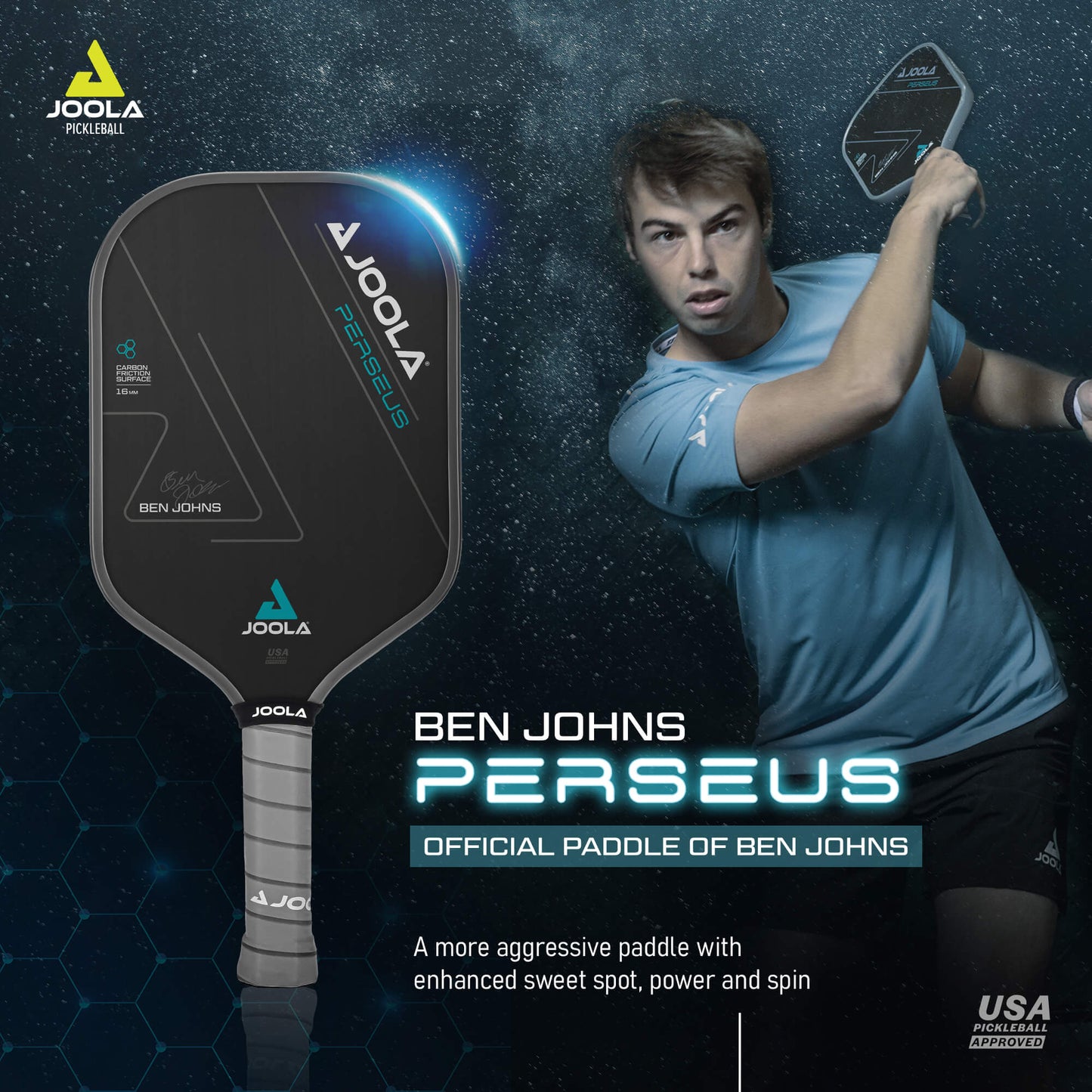 JOOLA Ben Johns Perseus CFS 16mm