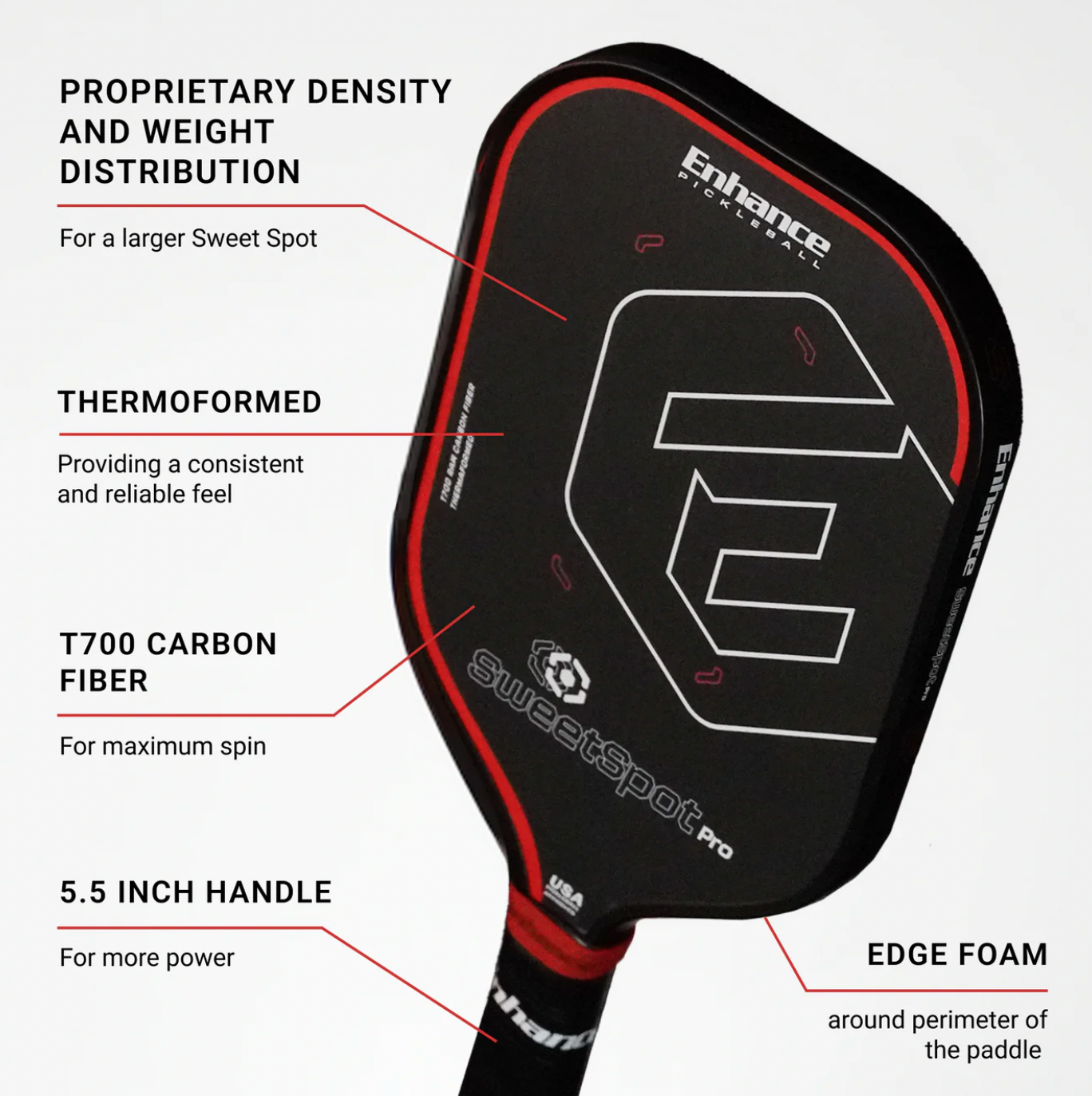 Enhance Pickleball SweetSpot Pro Pickleball Paddle