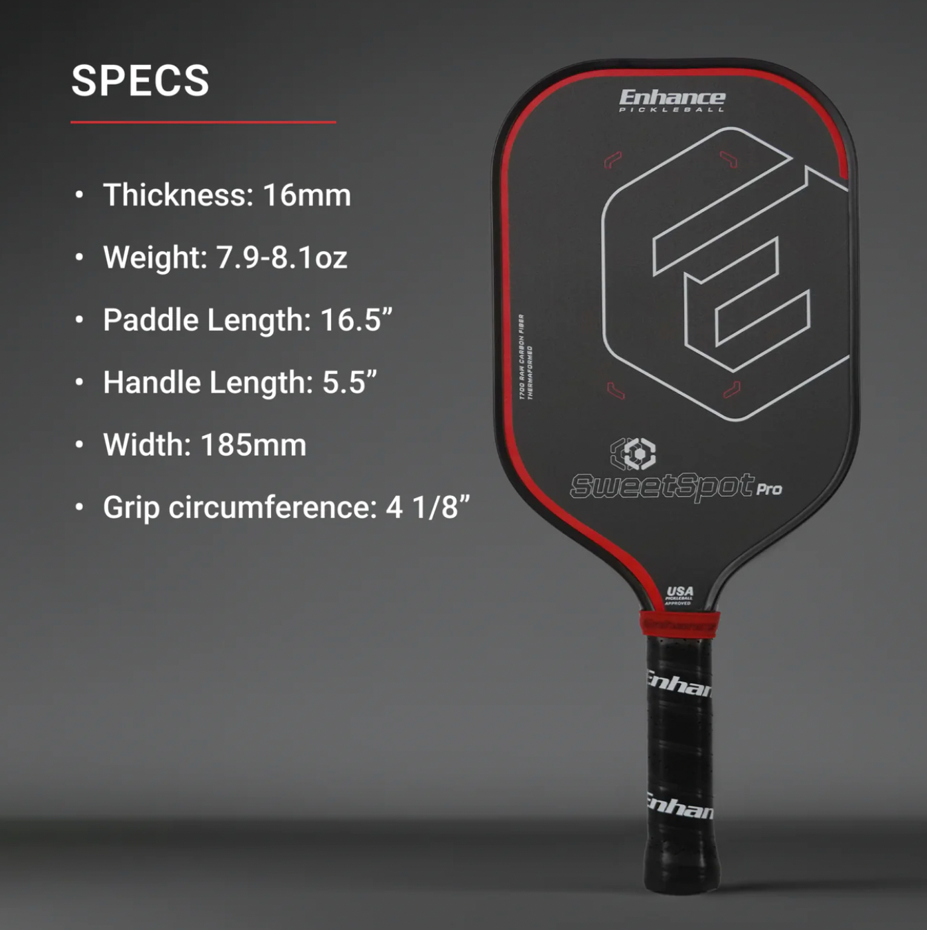 Enhance Pickleball SweetSpot Pro Pickleball Paddle