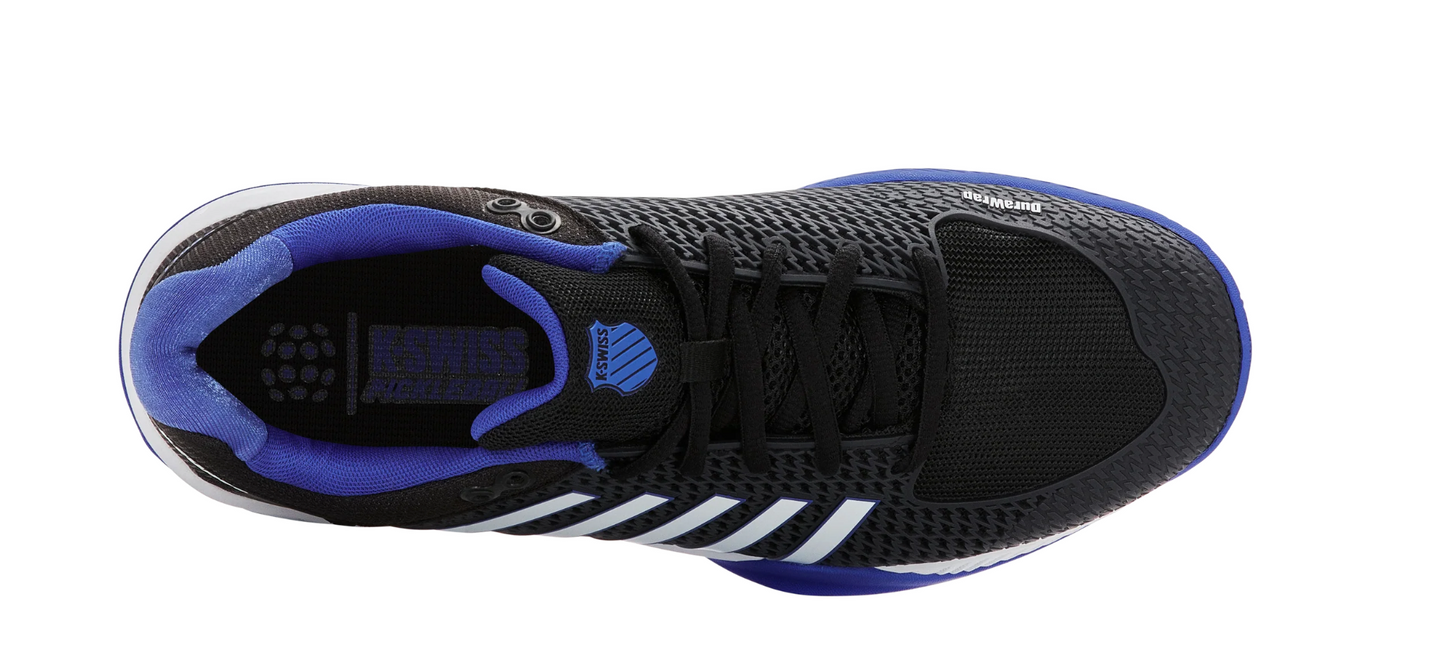 KSWISS EXPRESS LIGHT PICKLEBALL MEN'S - BLACK/WHITE/DAZZLING BLUE-M