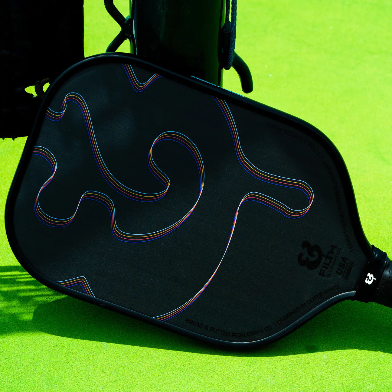 Bread & Butter - Filth 16mm Pickleball Paddle- Black on Black