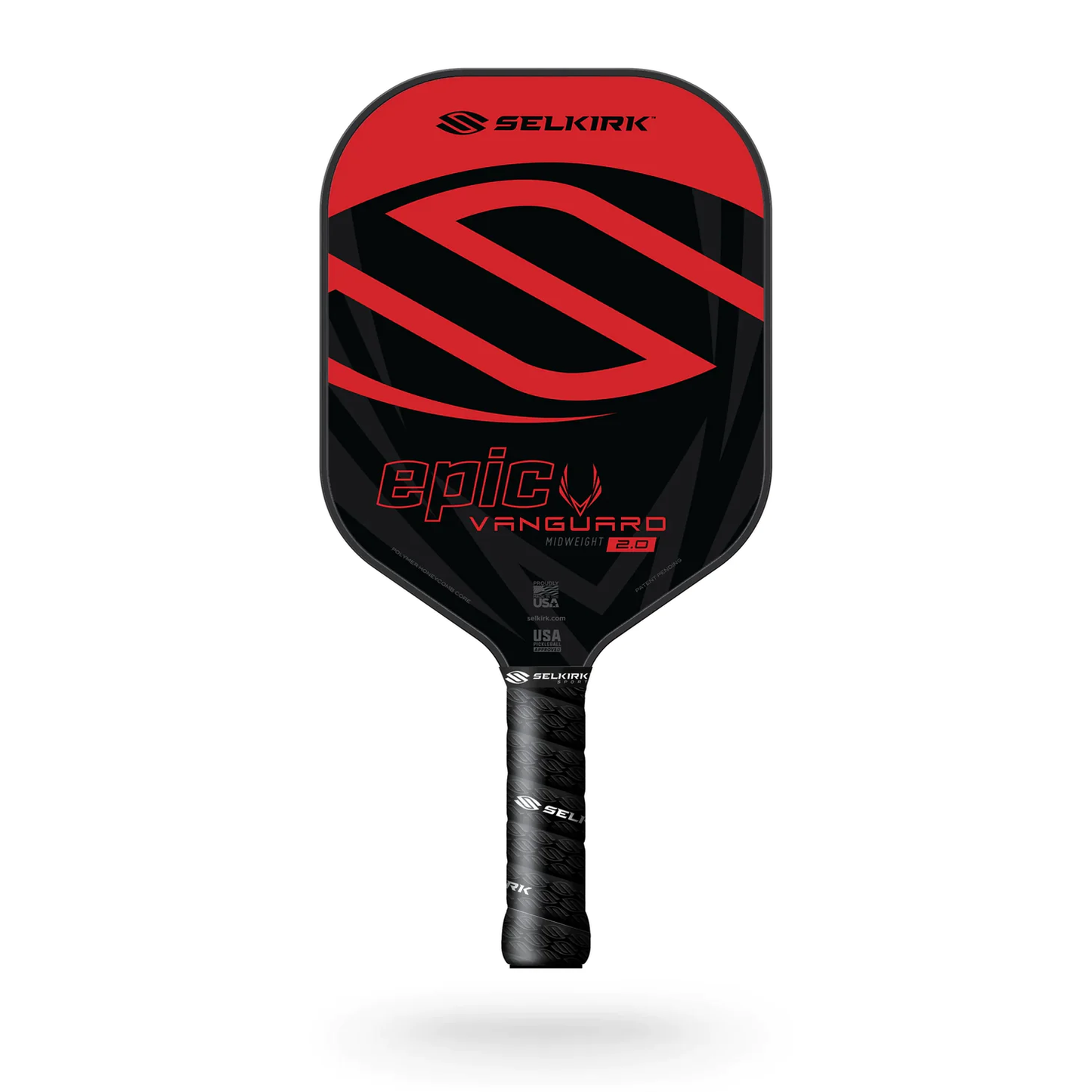 SELKIRK VANGUARD Hybrid Epic Midweight Paddle - Crimson