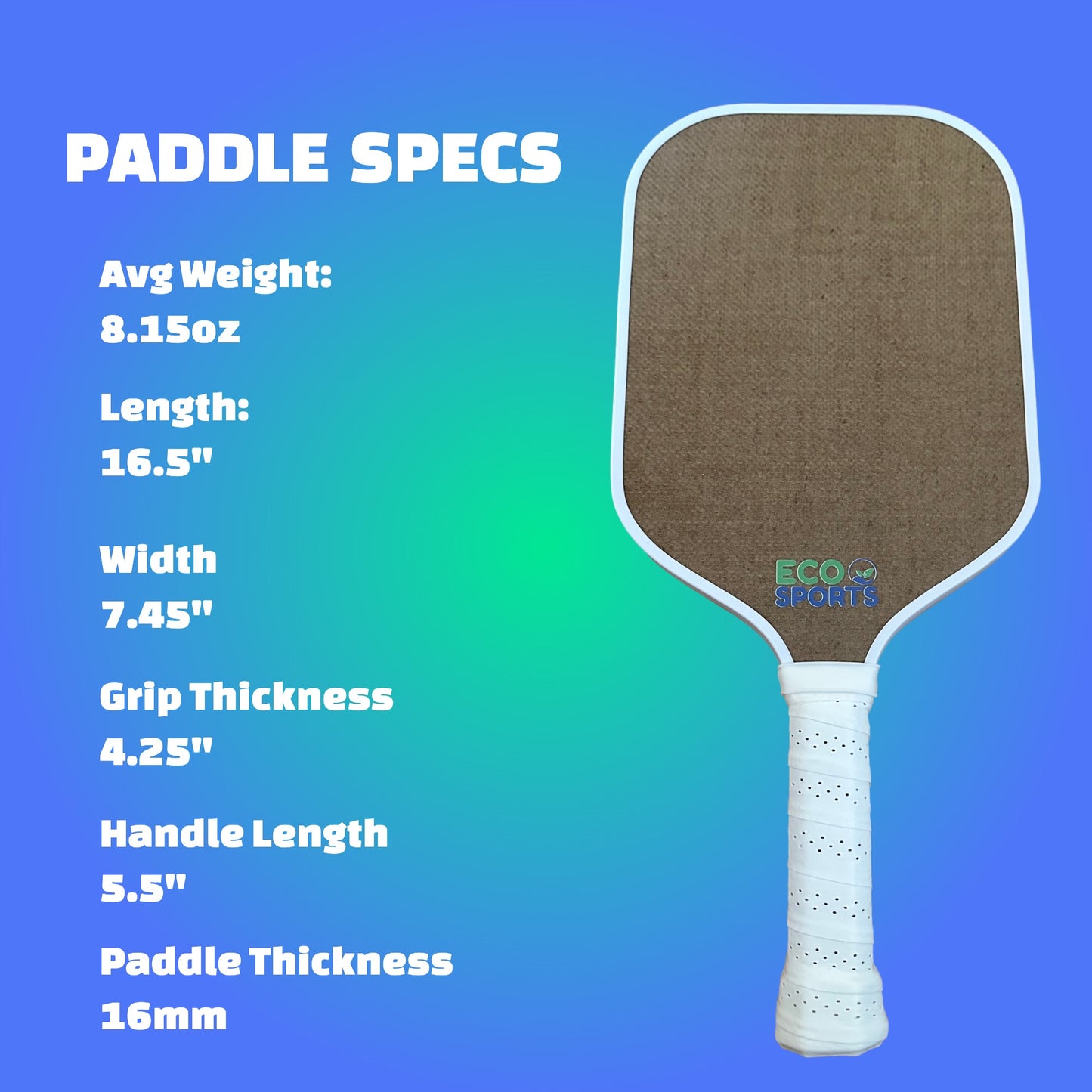 Eco Sports - The Carbon Killer Pickleball Paddle