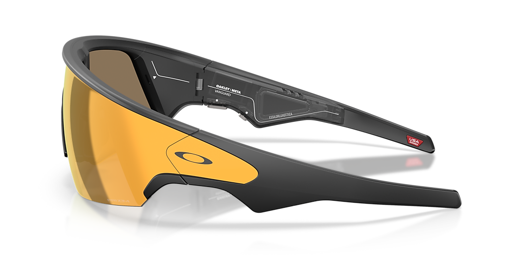 Oakley Meta Vanguard-Black Frame and Gold Lenses