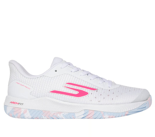 Skechers Viper Court Pro 2.0 - Women's Pickleball Shoes - WHITE / MULTI