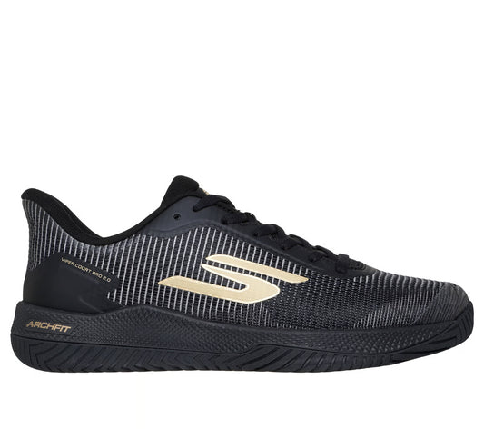 Skechers Viper Court Pro 2.0 - Men's Pickleball Shoes - BLACK / GOLD