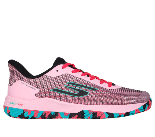 Skechers Viper Court Pro 2.0 - Men's Pickleball Shoes - PINK / BLACK