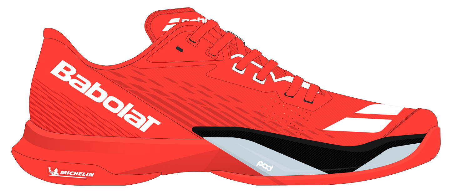 BABOLAT JET MACH 4 ALL COURT MEN'S TENNIS SHOE