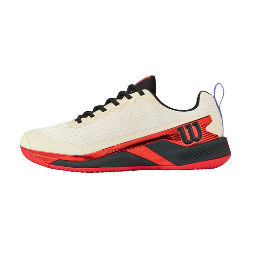 Wilson Rush Pro 4.5 USO Mens shoes - Tofu / Infared / Black