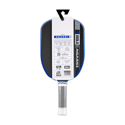 JOOLA Agassi Pro V Andre Agassi Royal Blue 14mm Pickleball Paddle