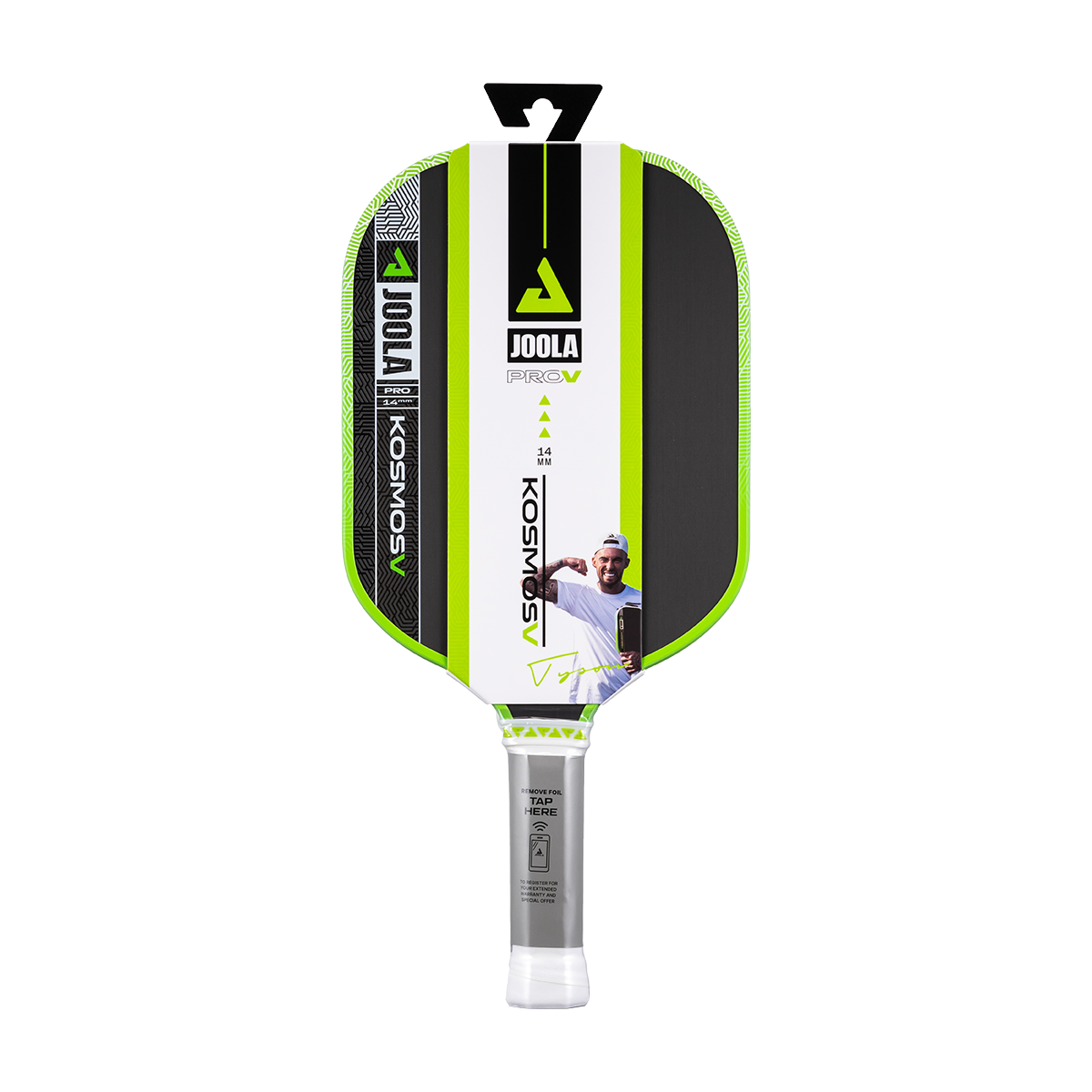 JOOLA Kosmos Pro V Tyson McGuffin Surge Green 14mm Pickleball Paddle