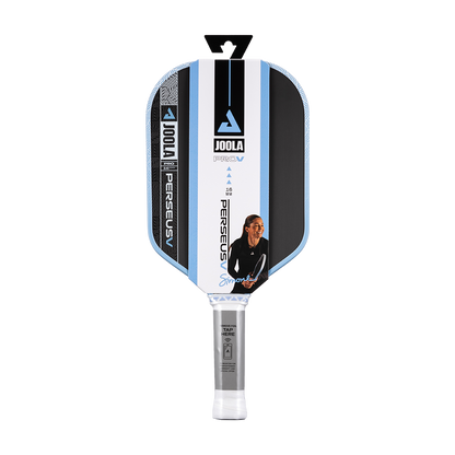 JOOLA Perseus Pro V Simone Jardim Breeze Blue 16mm Pickleball Paddle