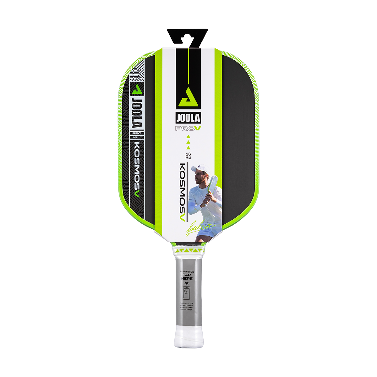 JOOLA Kosmos Pro V Federico Staksrud Surge Green 16mm Pickleball Paddle