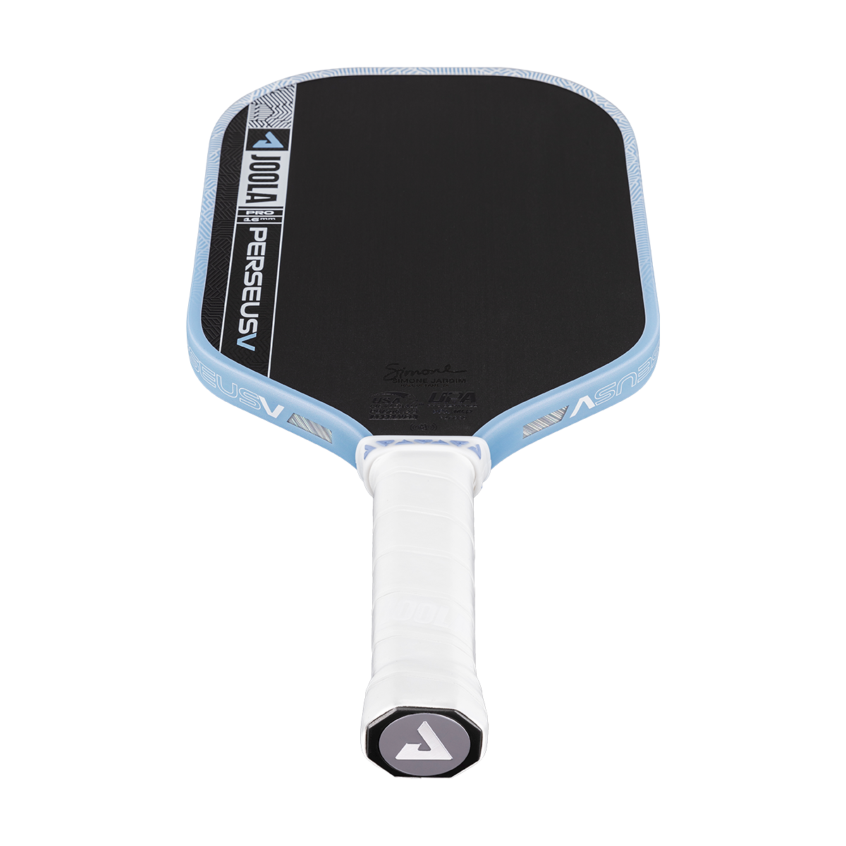 JOOLA Perseus Pro V Simone Jardim Breeze Blue 16mm Pickleball Paddle