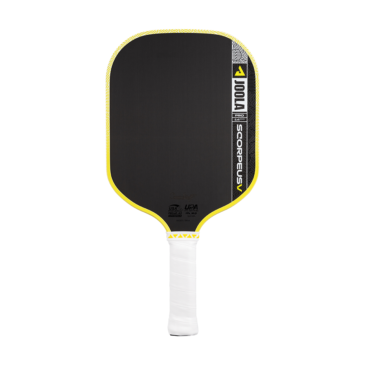 JOOLA Scorpeus Pro V Anna Bright JOOLA Yellow 14mm Pickleball Paddle