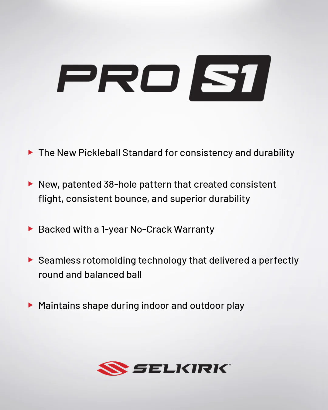 SELKIRK Pro S1 Pickleball - 4 Pack
