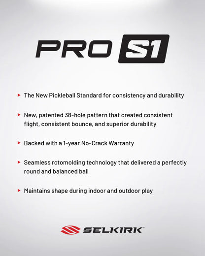 Selkirk Pro S1 Pickleball - 12 Pack