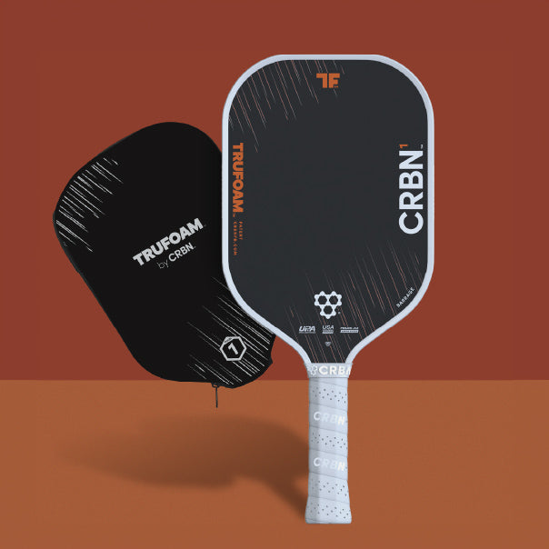 CRBN 1 TruFoam Barrage Pickleball Paddle | (Elongated, Long Handle)