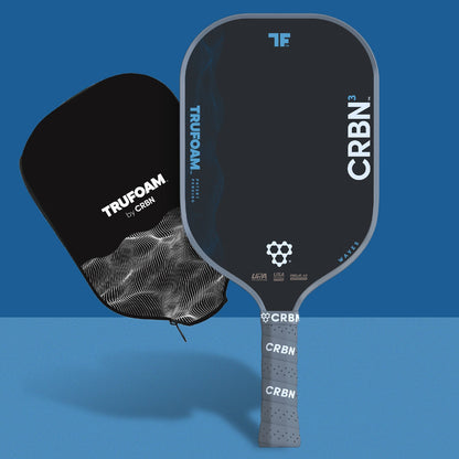 CRBN 3 TruFoam Waves Pickleball Paddle | (Elongated, Short Handle)