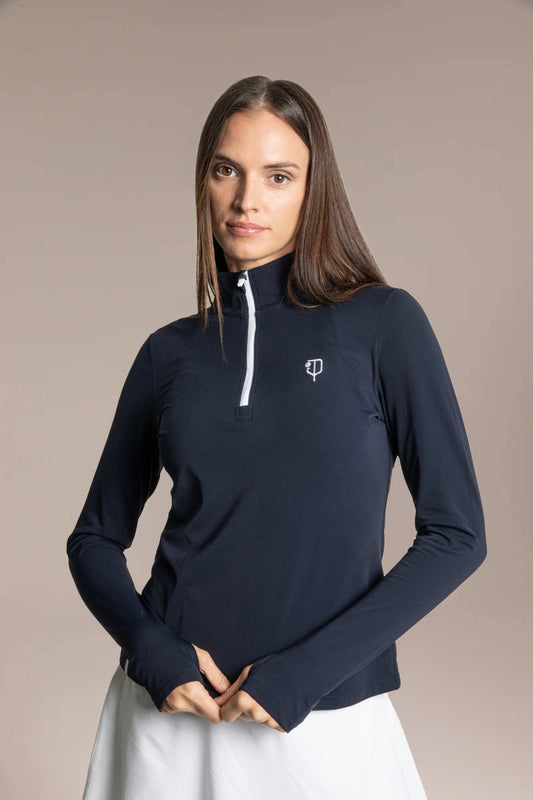 J PRITCHARD WOMEN'S - 1/4 ZIP - REGATTA - LONG SLEEVE