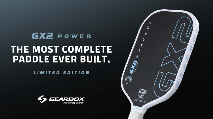 Gearbox GX2 Power Elongated 16mm Paddle - Winter Blue Edition