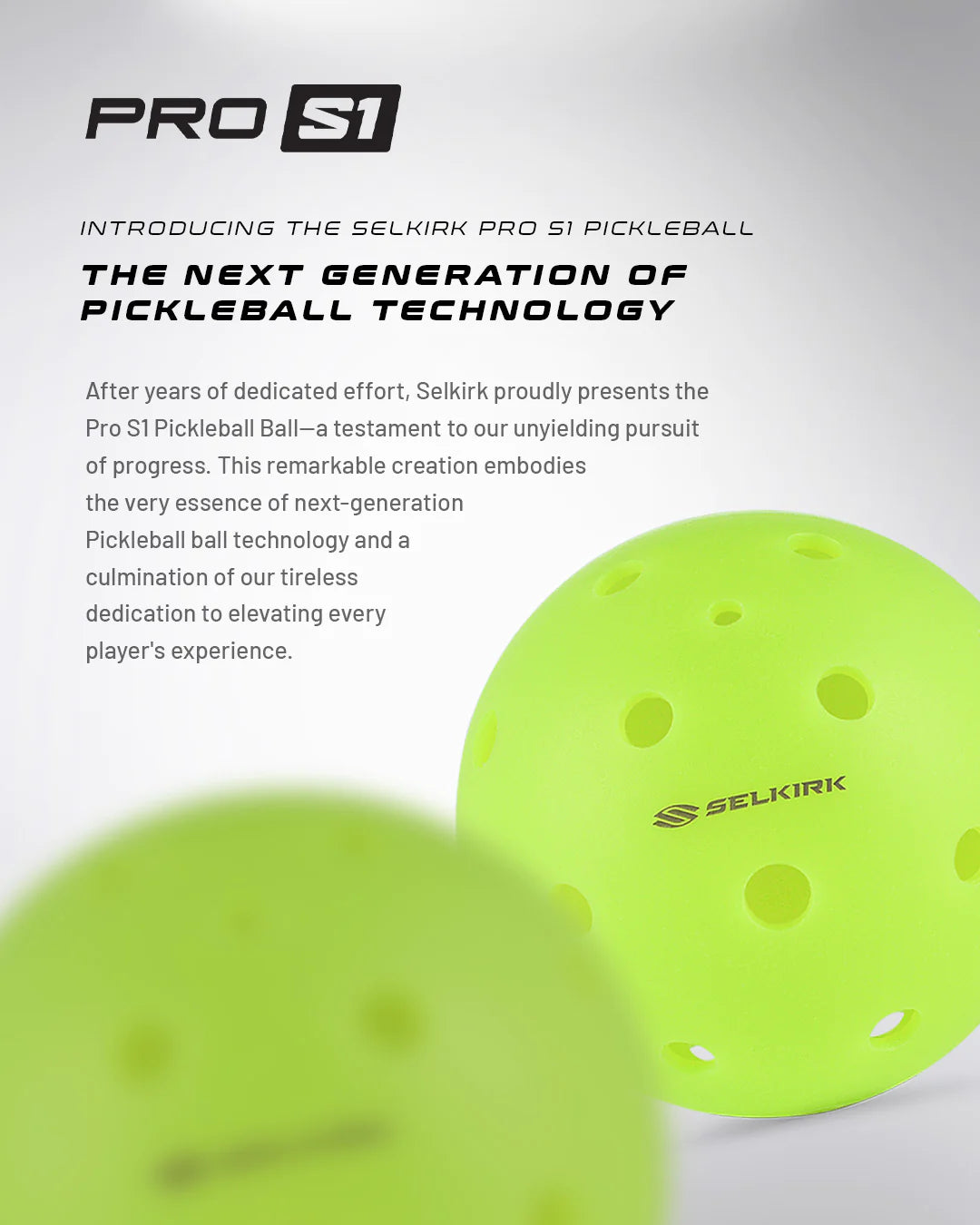 Selkirk Pro S1 Pickleball - 12 Pack