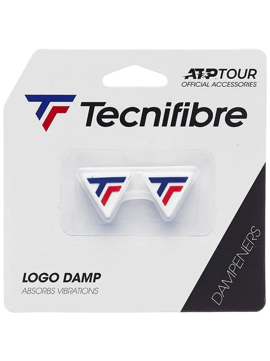 Tecnifibre Logo Dampener - White/Blue/Red