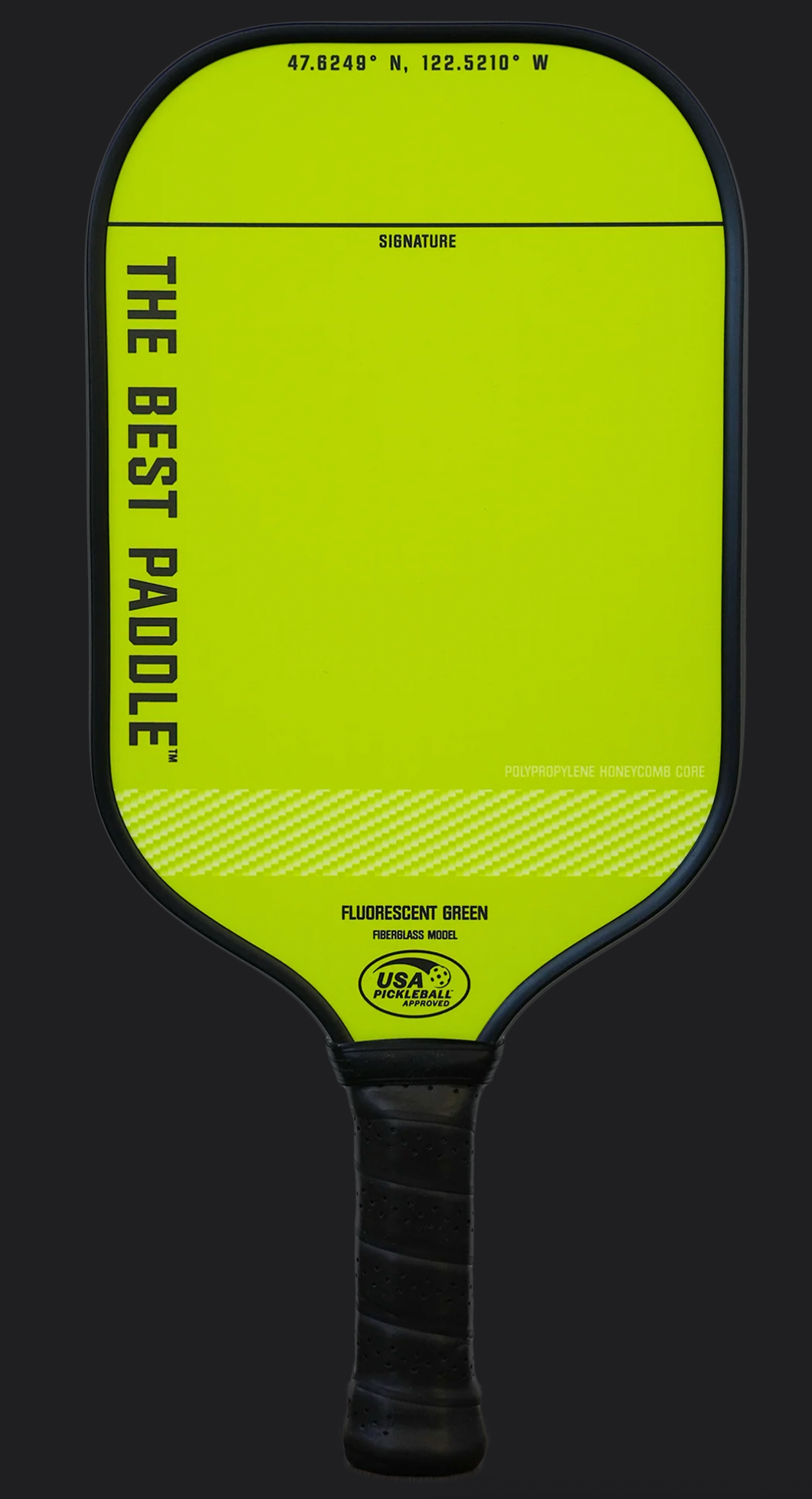 The Best Paddle Fluorescent Green Fiberglass Paddle