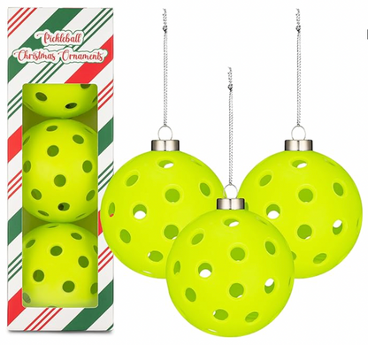 Pickleball Christmas Ornaments