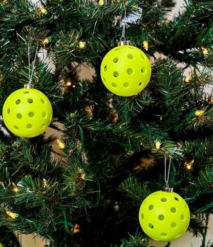 Pickleball Christmas Ornaments