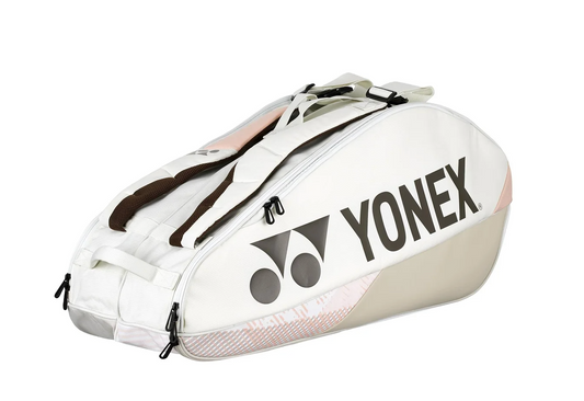 Yonex Pro Racquet 6 Pack Bag Sand Beige