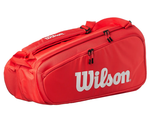 Wilson Super Tour 9-Pack Red Bag