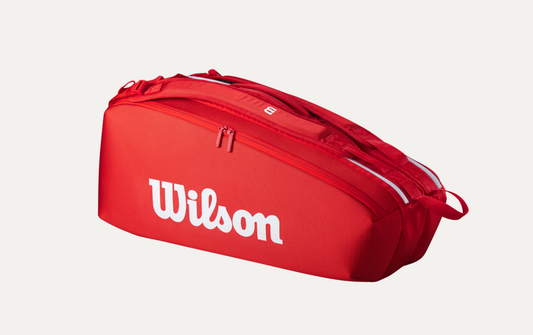 Wilson Super Tour Red 6 Pack - 2025