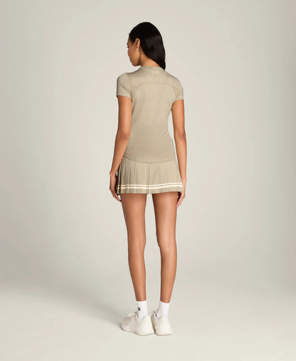 Wilson Split Pleat Skirt