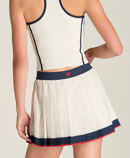 Wilson Split Pleat Skirt