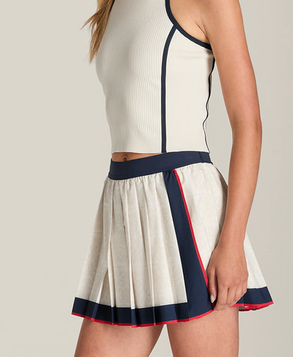 Wilson Split Pleat Skirt