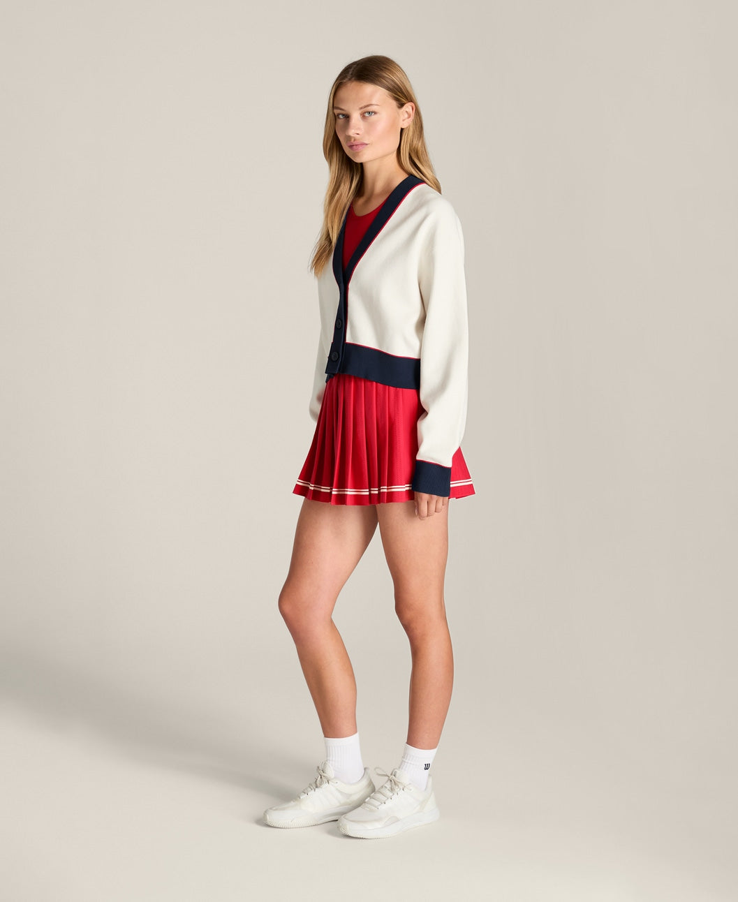 Wilson Throwback Crop Cardigan