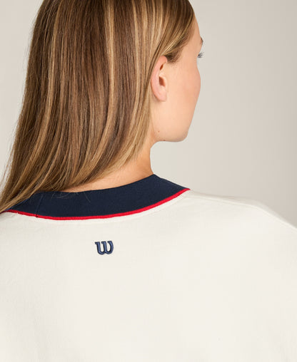 Wilson Throwback Crop Cardigan
