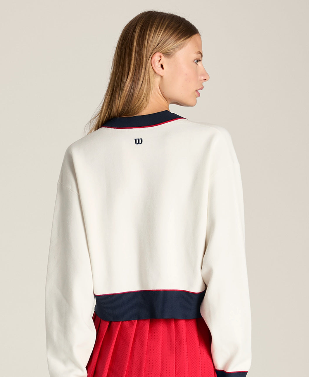 Wilson Throwback Crop Cardigan