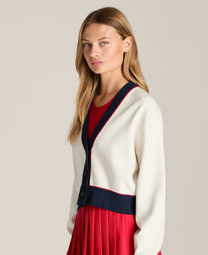Wilson Throwback Crop Cardigan