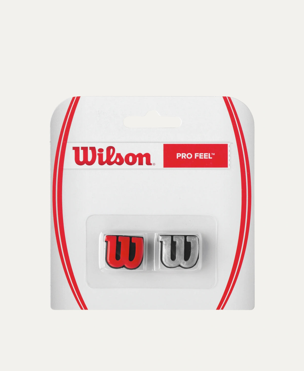 Wilson Pro Feel Dampener - Red & Silver - 2 Pack