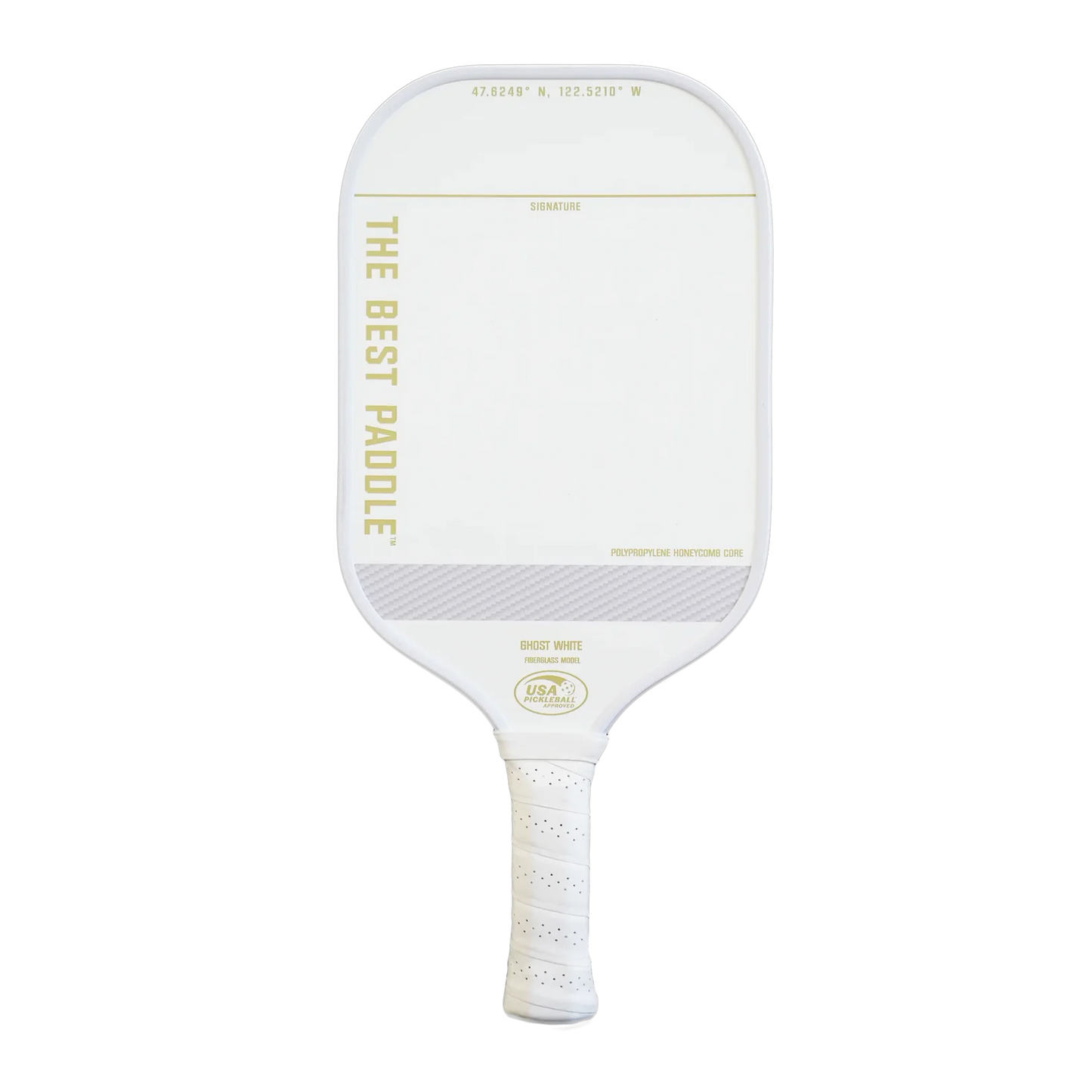THE BEST PADDLE Ghost White PICKLEBALL PADDLE