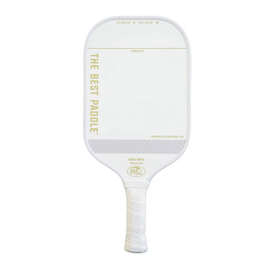 THE BEST PADDLE Ghost White PICKLEBALL PADDLE